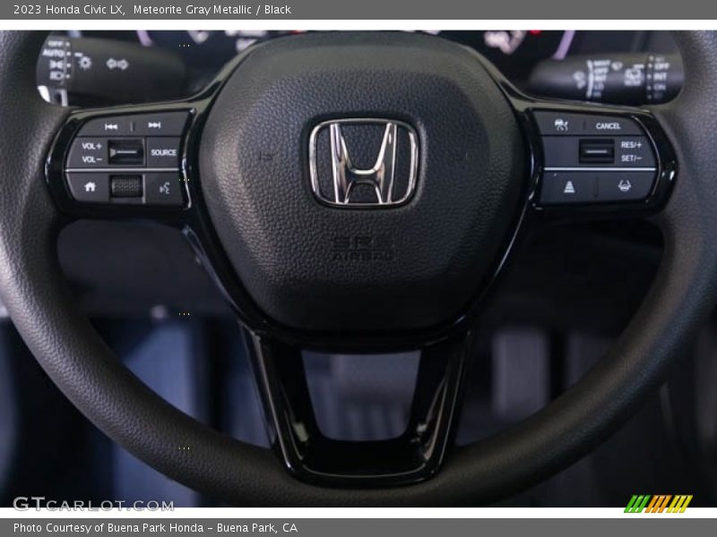 Meteorite Gray Metallic / Black 2023 Honda Civic LX