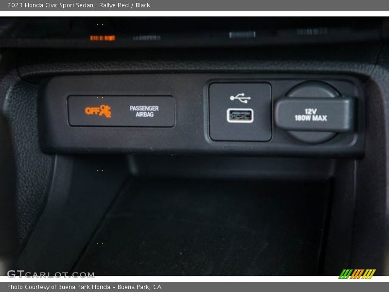 Rallye Red / Black 2023 Honda Civic Sport Sedan