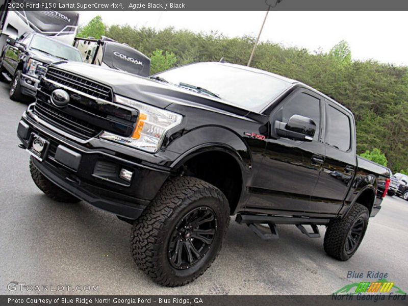 Agate Black / Black 2020 Ford F150 Lariat SuperCrew 4x4