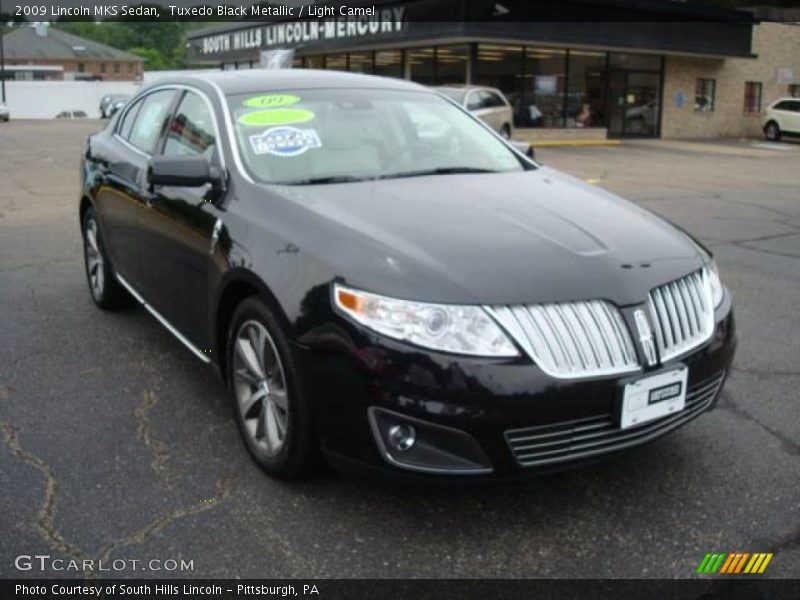 Tuxedo Black Metallic / Light Camel 2009 Lincoln MKS Sedan