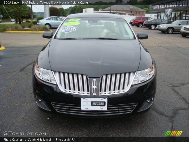 Tuxedo Black Metallic / Light Camel 2009 Lincoln MKS Sedan