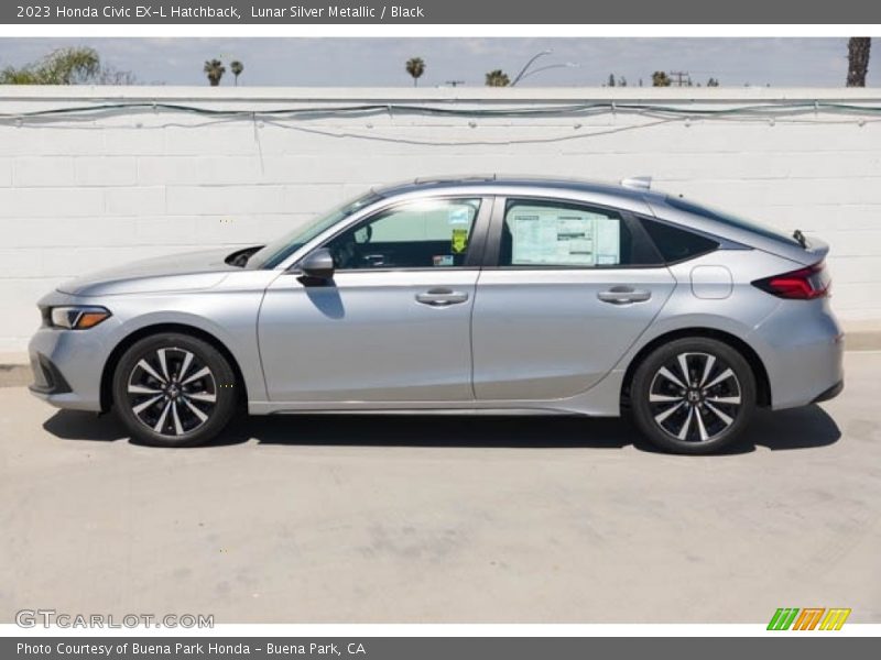  2023 Civic EX-L Hatchback Lunar Silver Metallic