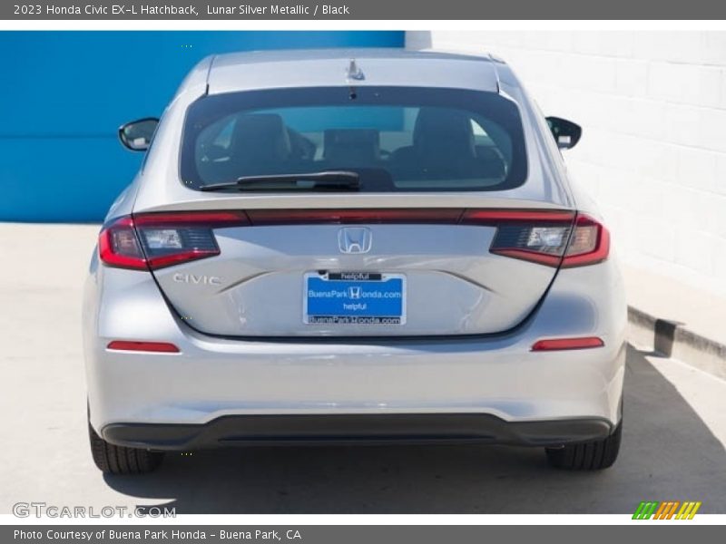 Lunar Silver Metallic / Black 2023 Honda Civic EX-L Hatchback