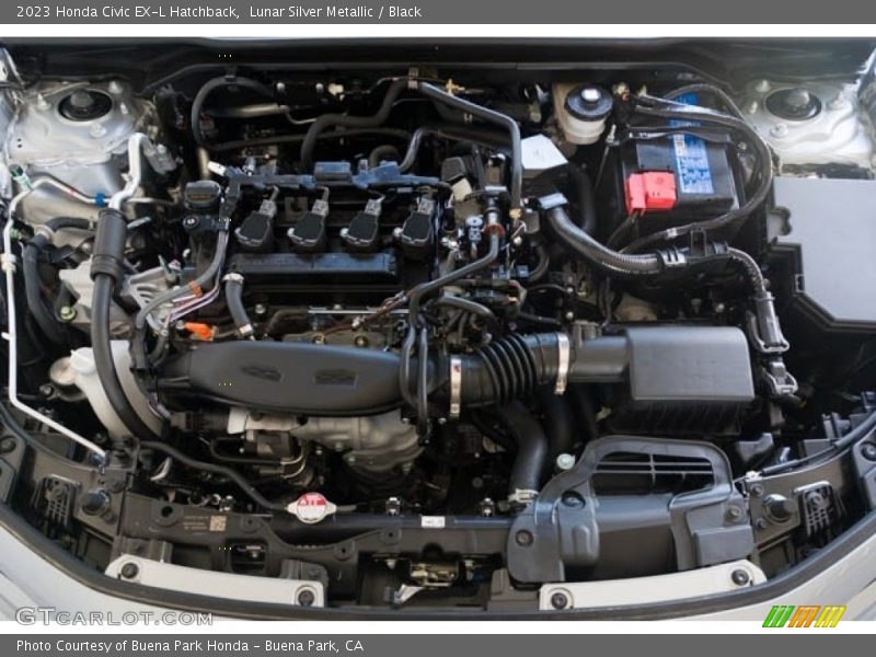 Lunar Silver Metallic / Black 2023 Honda Civic EX-L Hatchback