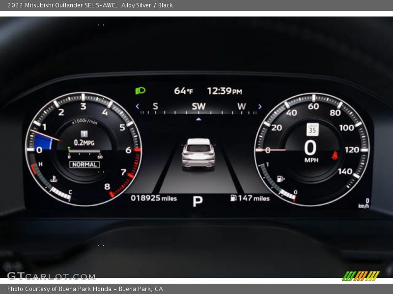  2022 Outlander SEL S-AWC SEL S-AWC Gauges