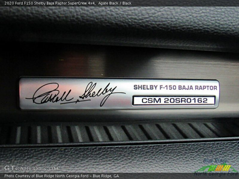 Info Tag of 2020 F150 Shelby Baja Raptor SuperCrew 4x4
