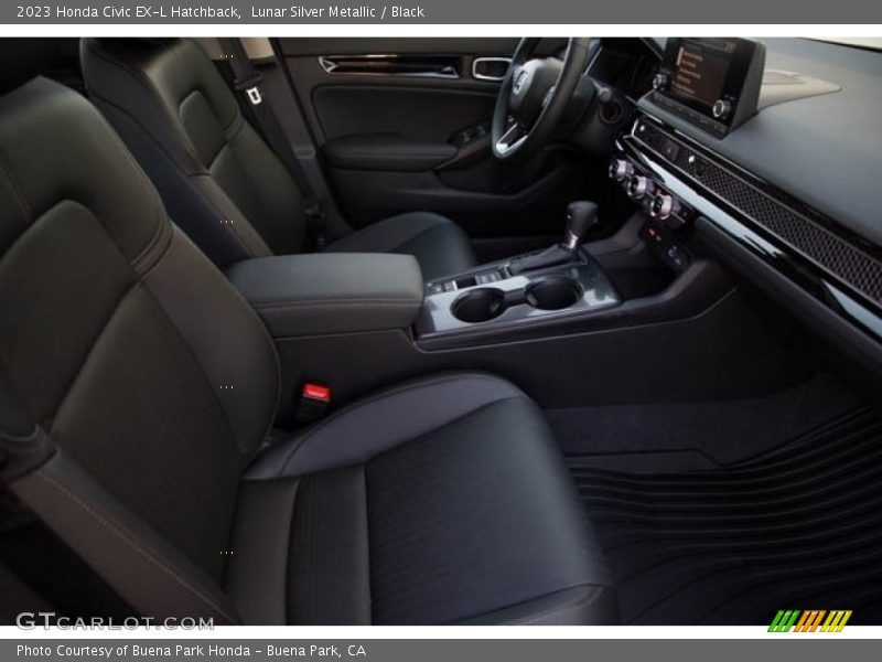 Lunar Silver Metallic / Black 2023 Honda Civic EX-L Hatchback