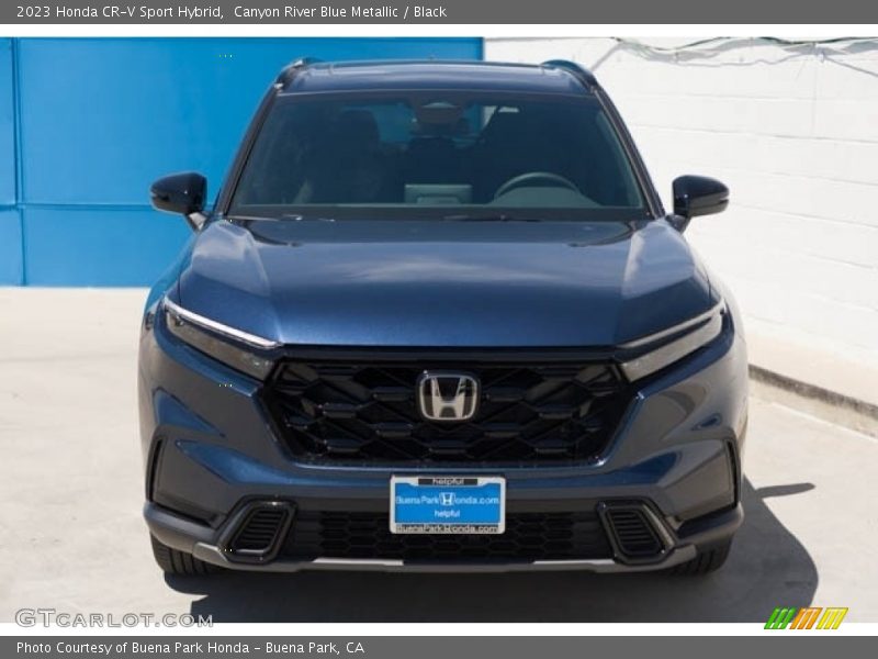 Canyon River Blue Metallic / Black 2023 Honda CR-V Sport Hybrid