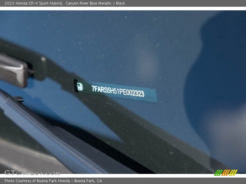 Canyon River Blue Metallic / Black 2023 Honda CR-V Sport Hybrid