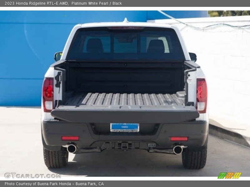 Platinum White Pearl / Black 2023 Honda Ridgeline RTL-E AWD