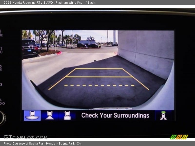 Platinum White Pearl / Black 2023 Honda Ridgeline RTL-E AWD