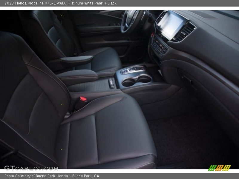 Platinum White Pearl / Black 2023 Honda Ridgeline RTL-E AWD