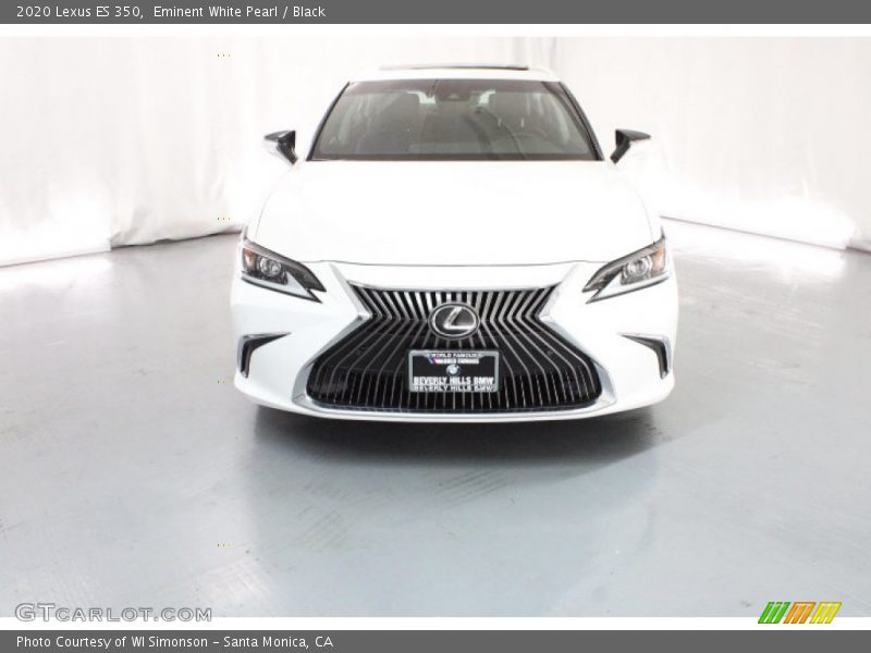 Eminent White Pearl / Black 2020 Lexus ES 350