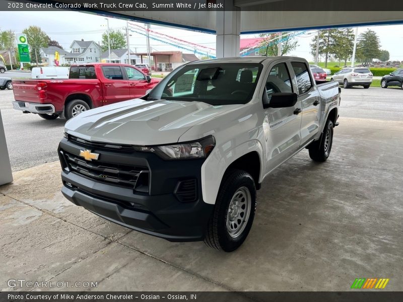 Summit White / Jet Black 2023 Chevrolet Colorado Work Truck Crew Cab