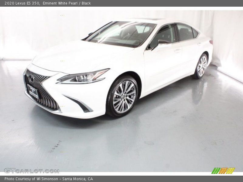 Eminent White Pearl / Black 2020 Lexus ES 350