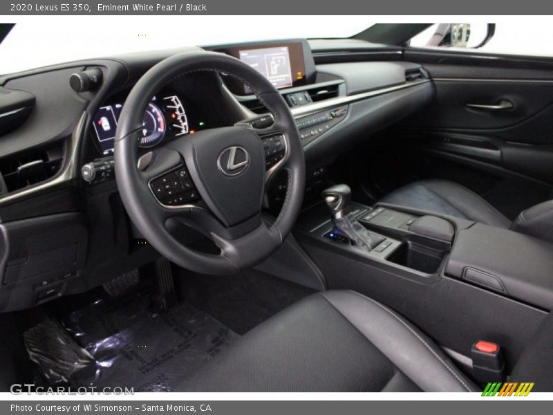 Eminent White Pearl / Black 2020 Lexus ES 350