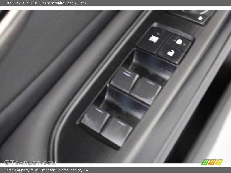 Eminent White Pearl / Black 2020 Lexus ES 350