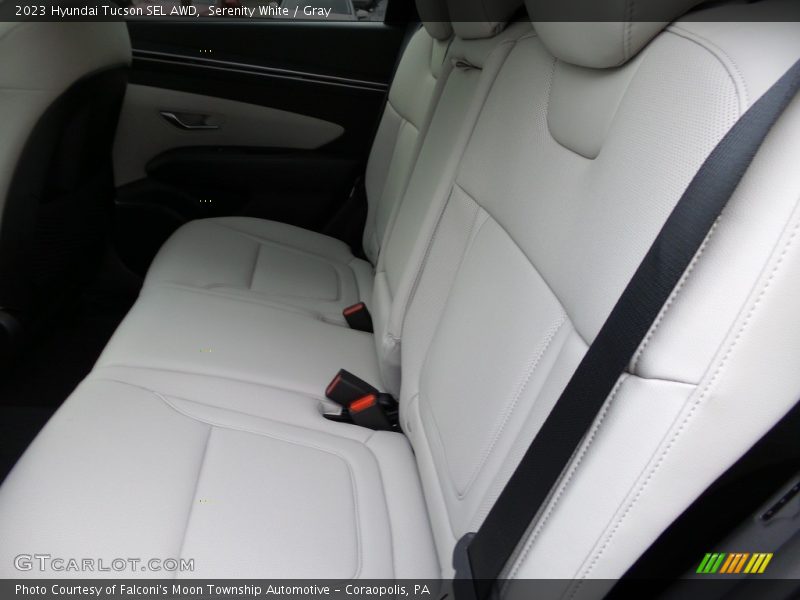 Serenity White / Gray 2023 Hyundai Tucson SEL AWD