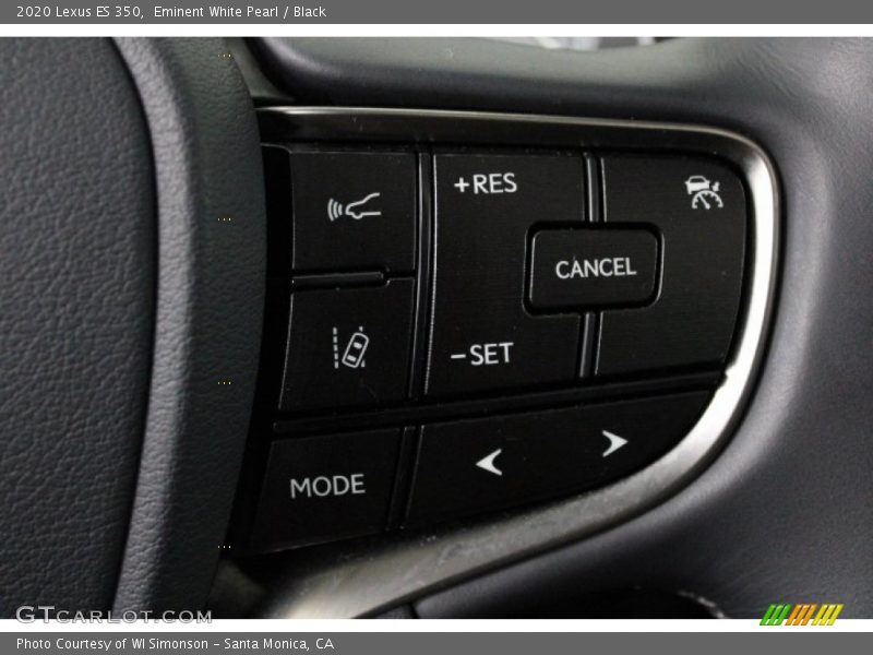 Eminent White Pearl / Black 2020 Lexus ES 350