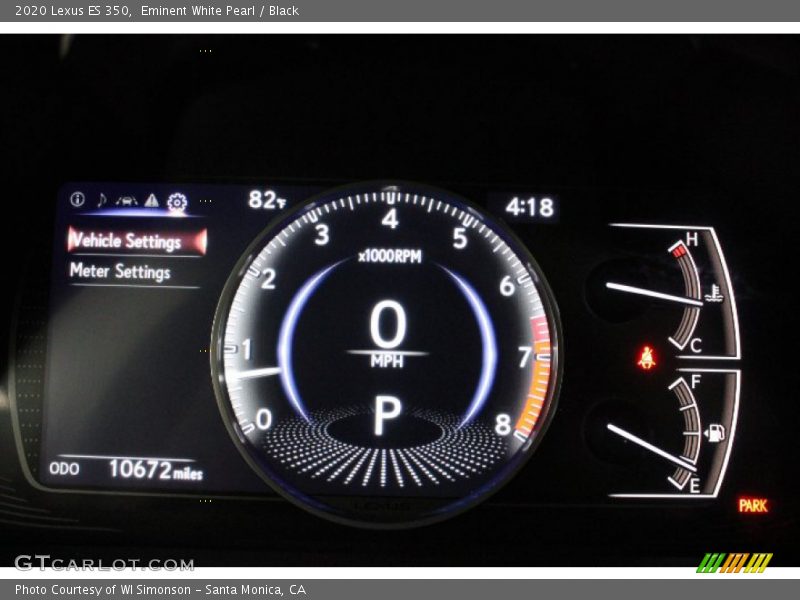 Eminent White Pearl / Black 2020 Lexus ES 350
