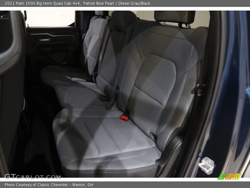 Patriot Blue Pearl / Diesel Gray/Black 2021 Ram 1500 Big Horn Quad Cab 4x4