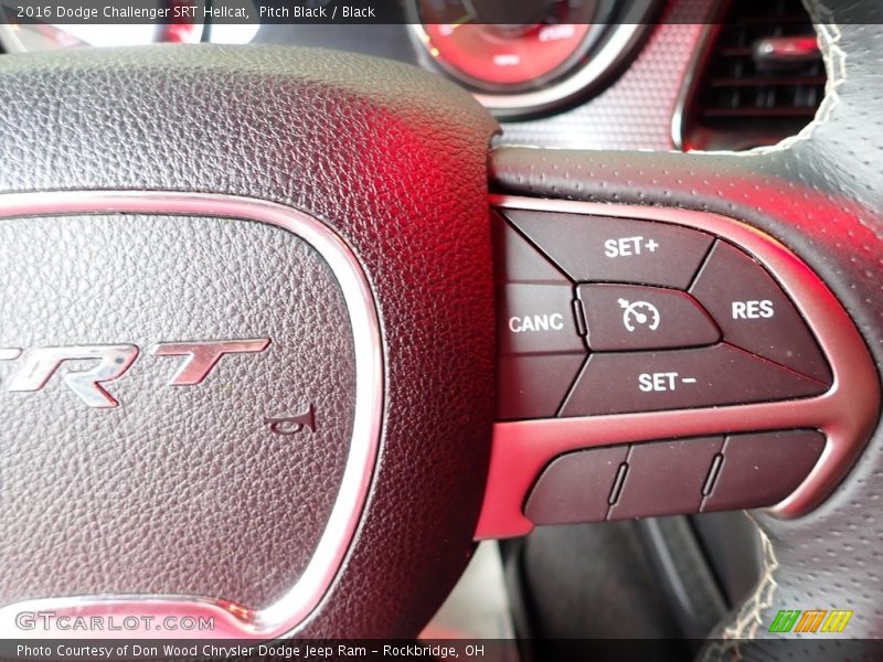 Pitch Black / Black 2016 Dodge Challenger SRT Hellcat