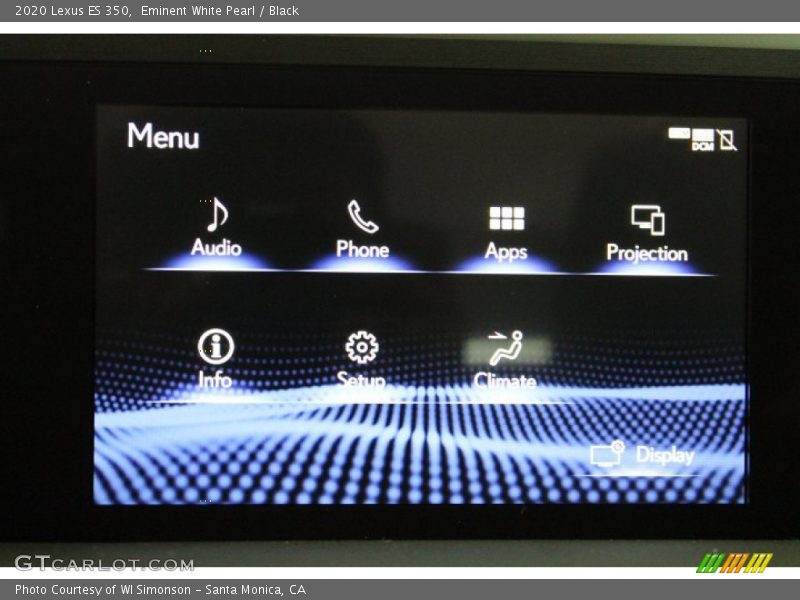 Eminent White Pearl / Black 2020 Lexus ES 350