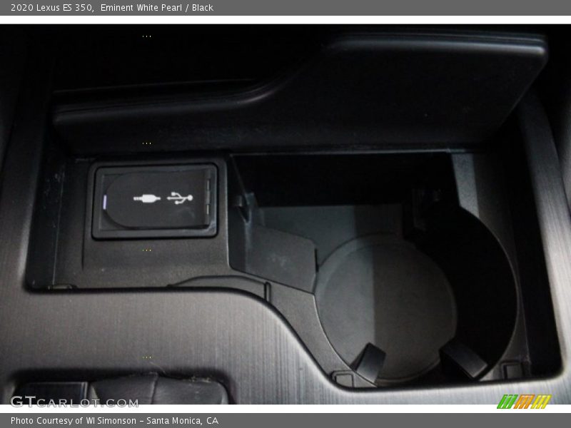 Eminent White Pearl / Black 2020 Lexus ES 350
