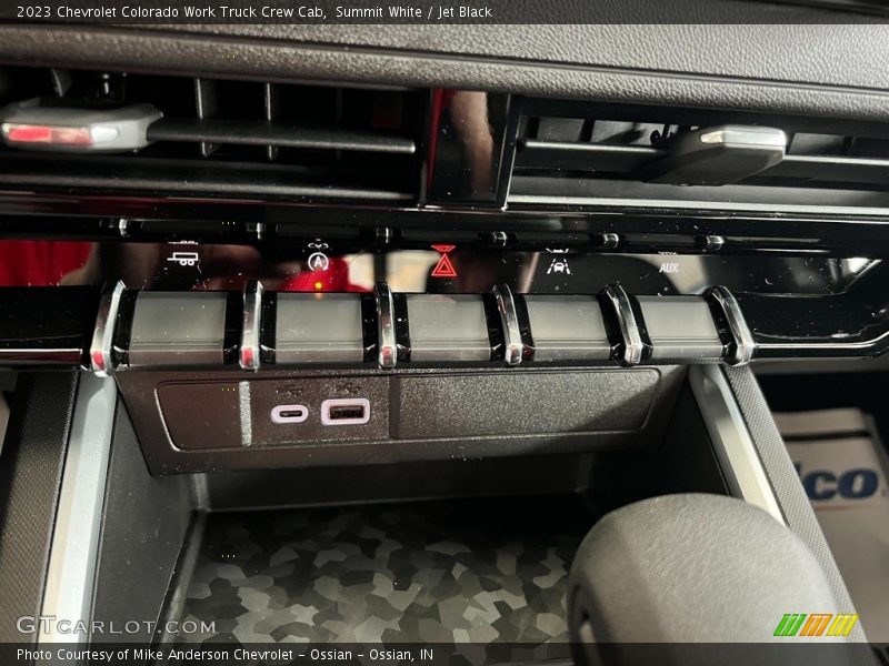 Controls of 2023 Colorado Work Truck Crew Cab