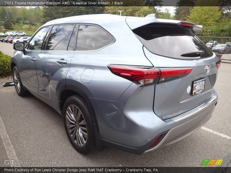 Celestial Silver Metallic / Black 2021 Toyota Highlander Platinum AWD