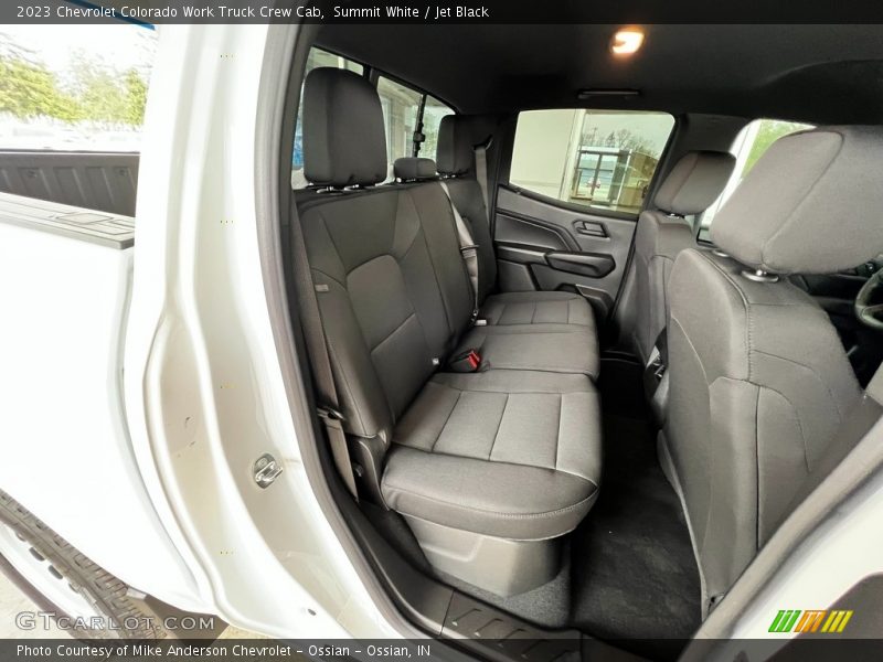 Rear Seat of 2023 Colorado Work Truck Crew Cab