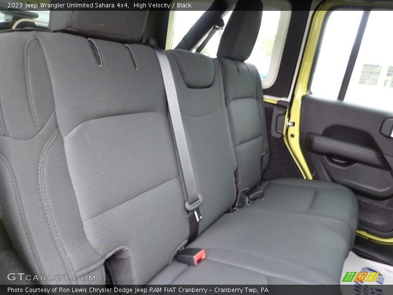 High Velocity / Black 2023 Jeep Wrangler Unlimited Sahara 4x4