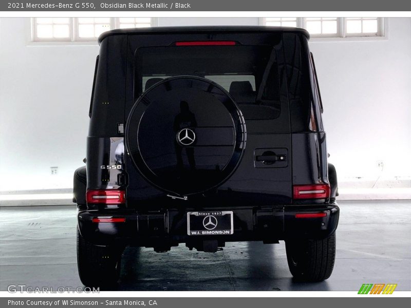 Obsidian Black Metallic / Black 2021 Mercedes-Benz G 550