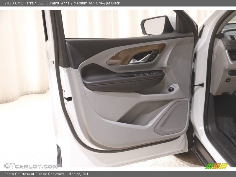 Summit White / Medium Ash Gray/Jet Black 2020 GMC Terrain SLE