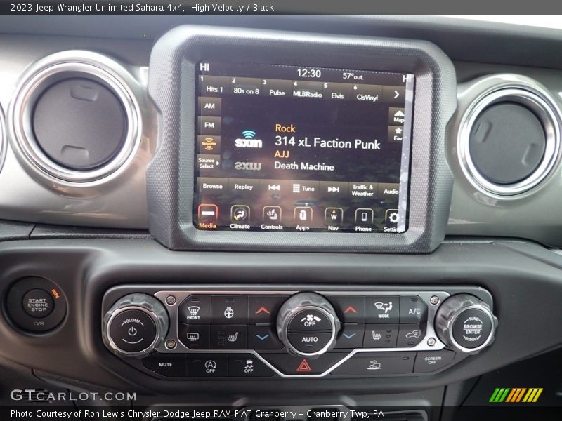 High Velocity / Black 2023 Jeep Wrangler Unlimited Sahara 4x4