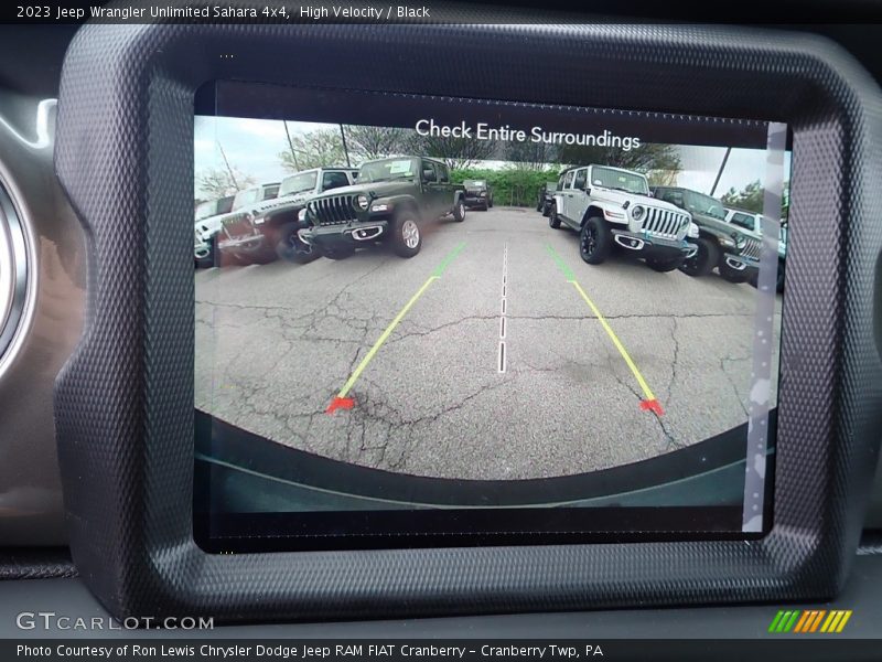 High Velocity / Black 2023 Jeep Wrangler Unlimited Sahara 4x4