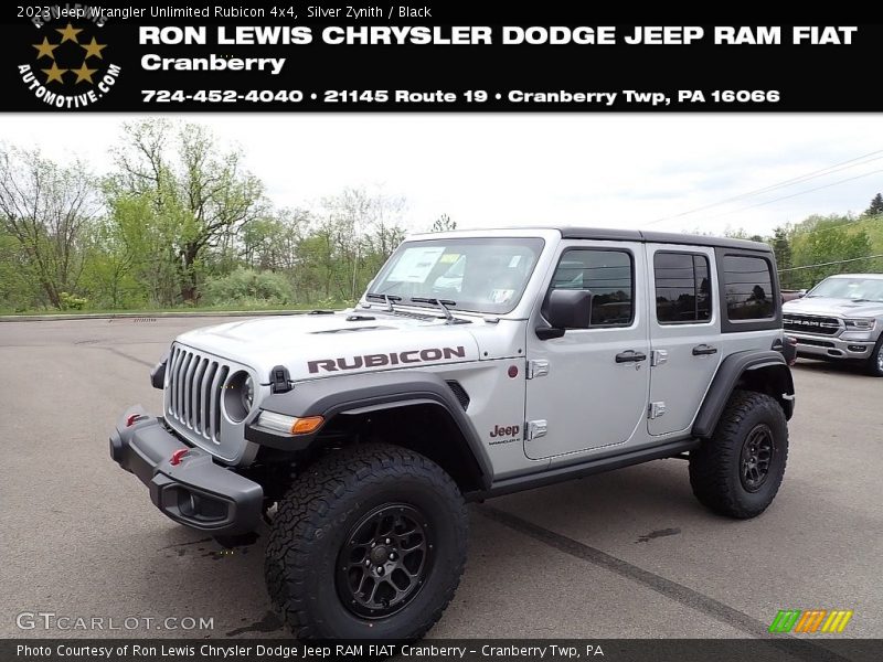 Silver Zynith / Black 2023 Jeep Wrangler Unlimited Rubicon 4x4