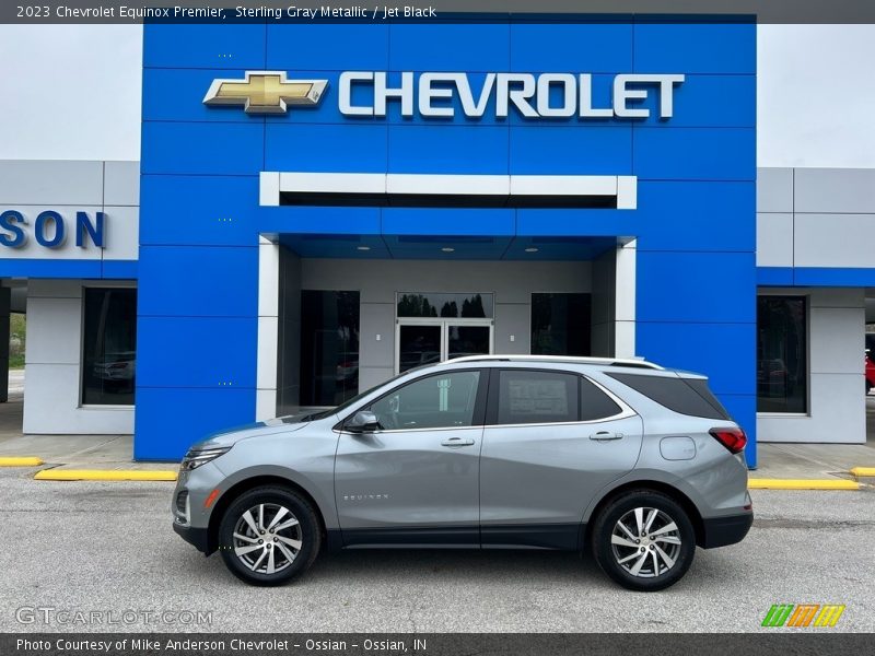 Sterling Gray Metallic / Jet Black 2023 Chevrolet Equinox Premier