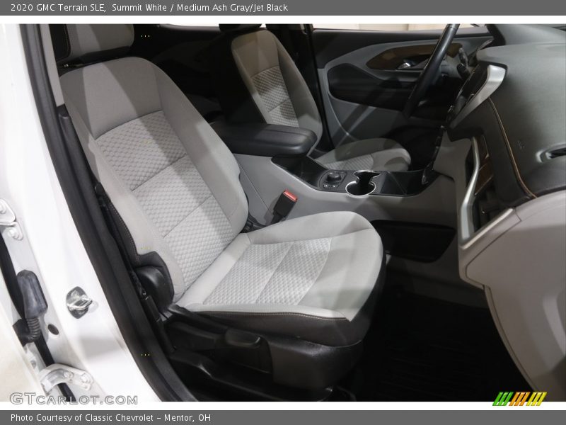 Summit White / Medium Ash Gray/Jet Black 2020 GMC Terrain SLE