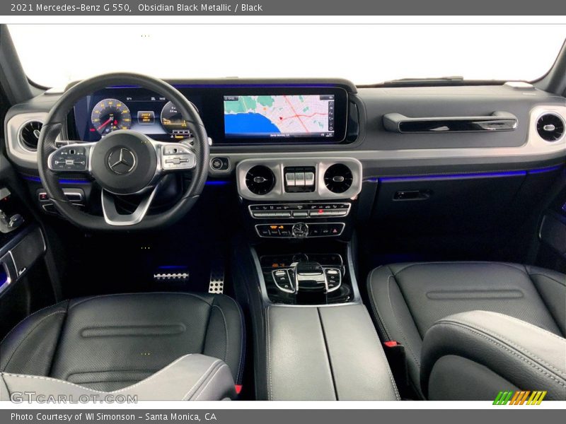 Dashboard of 2021 G 550