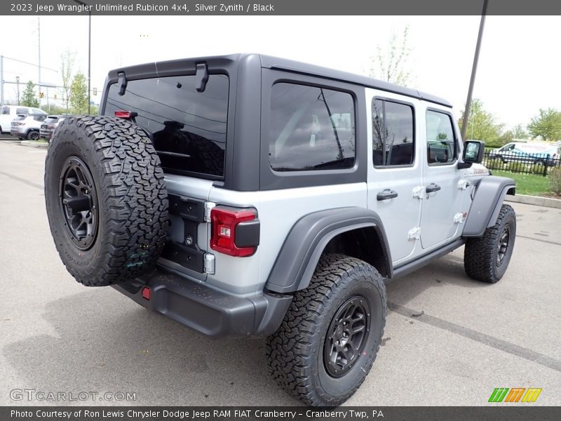 Silver Zynith / Black 2023 Jeep Wrangler Unlimited Rubicon 4x4