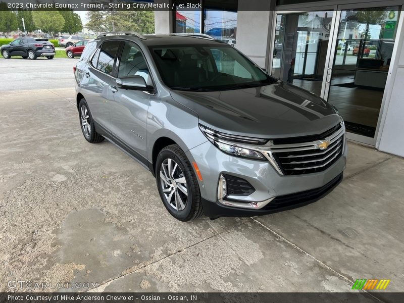Sterling Gray Metallic / Jet Black 2023 Chevrolet Equinox Premier