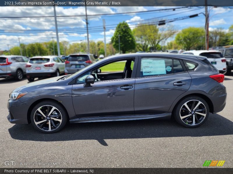 Magnetite Gray Metallic / Black 2023 Subaru Impreza Sport 5-Door