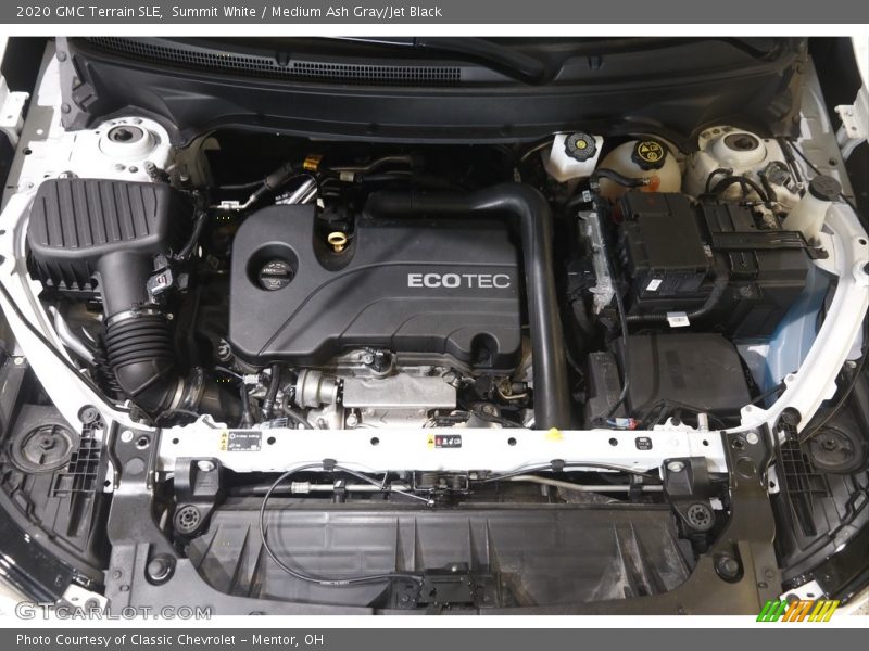 Summit White / Medium Ash Gray/Jet Black 2020 GMC Terrain SLE