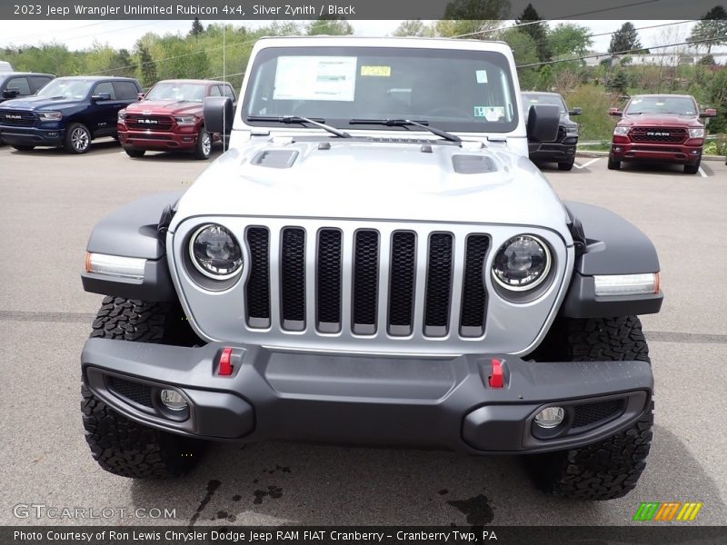Silver Zynith / Black 2023 Jeep Wrangler Unlimited Rubicon 4x4