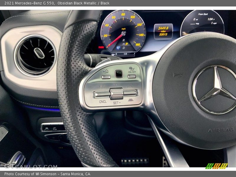  2021 G 550 Steering Wheel