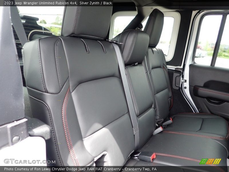 Rear Seat of 2023 Wrangler Unlimited Rubicon 4x4