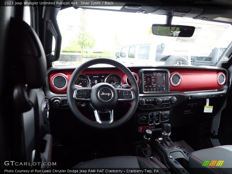 Dashboard of 2023 Wrangler Unlimited Rubicon 4x4