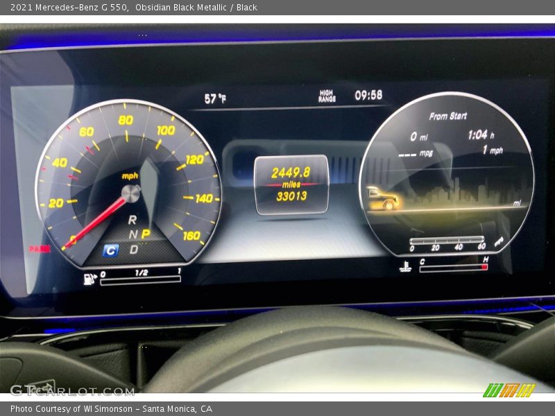  2021 G 550 550 Gauges