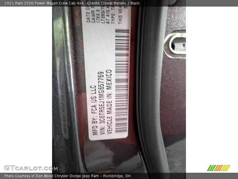 Granite Crystal Metallic / Black 2021 Ram 2500 Power Wagon Crew Cab 4x4